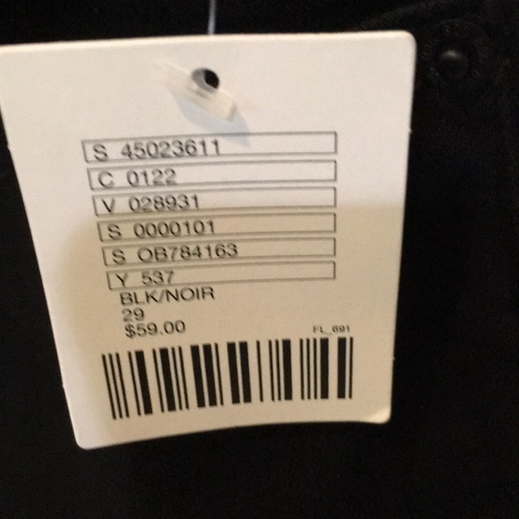 BDG Twig fray high rise skinny black jean 28 29 - Picture 7 of 8